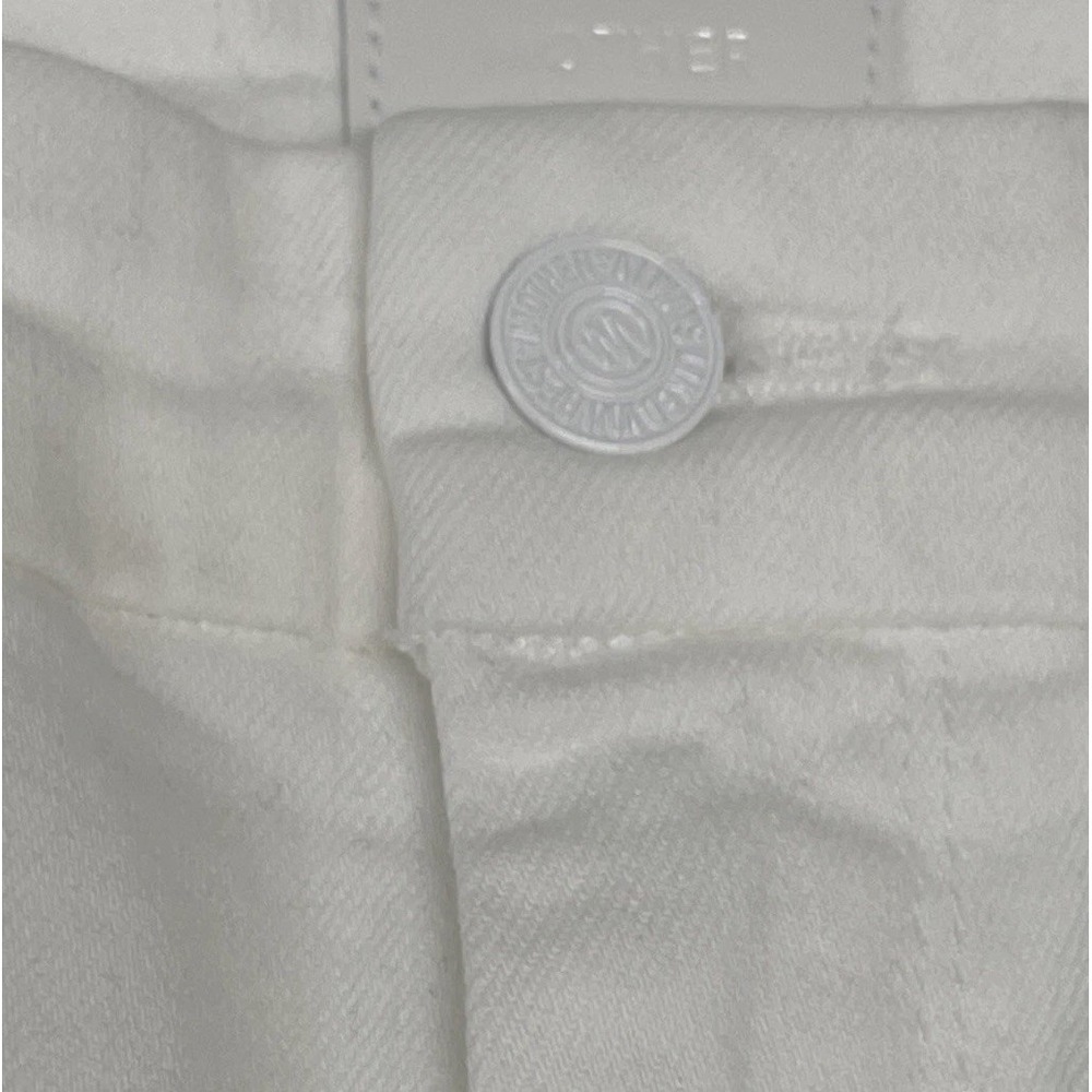 MOTHER | NEW The Roller Fray Fairest of Them All White Wide Leg Jeans SIZE 24 - Picture 11 of 16